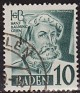 Germany - 1947 - Characters - 10 Pfennig - Green - Characters - Scott 5N3 - Badem Hans Baldung Grien - 0